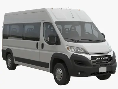 2024 Ram ProMaster 2500 SLT  WINDOW VAN HIGH ROOF 159 WB 3D model