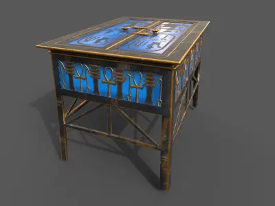 Set of Egyptian Household Artifacts 3D Model Pack