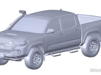 2019 TOYOTA Tacoma TRD Pro 3D Scan Surface Data Model 3D model