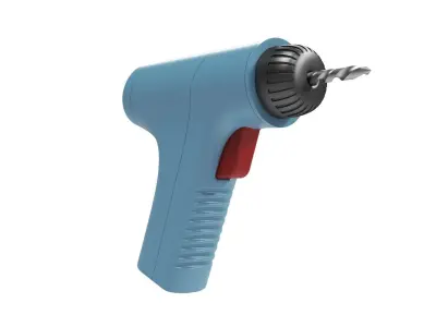  Hand Drill 01 3D model