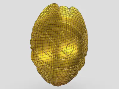 Police Badge 2 Low-poly 3D model