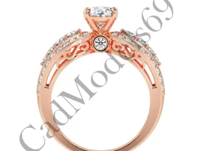 Engagement Ring46 3DM Model with 28 IMAGES and 7 VIDEOS 3D print model