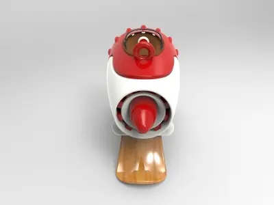 Santas New Sleigh Free 3D model