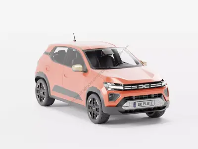 Dacia Spring 2025 Free 3D model