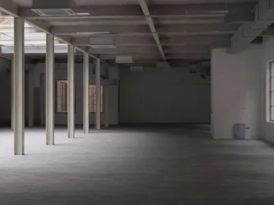 Old Factory Interior  3D model