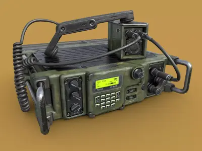 Military Radio Free 3D model