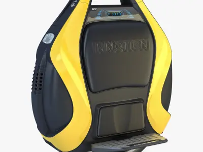 Inmotion V3 Pro yellow 3D model