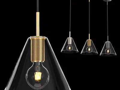 UTILITAIRE FUNNEL SHADE PENDANT 3D model