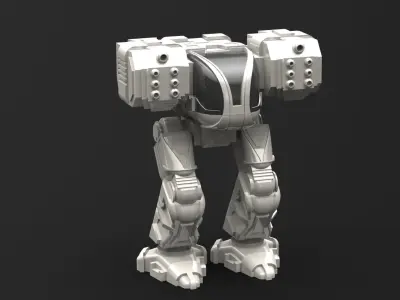 Robot mech 1 3D print model