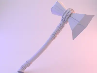Stormbreaker wrath of gods melee weapon 3D model