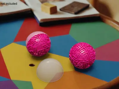 3D Maze Ball 3D model