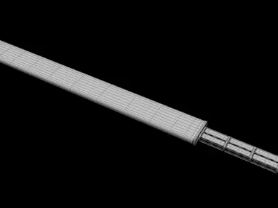 LowPoly Game Model Sword Free 3D model