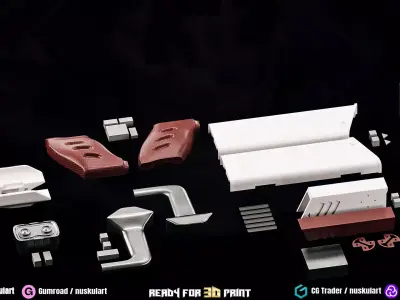 Apex Legends Health Injector  Multi Part 3D Printing 3D print model