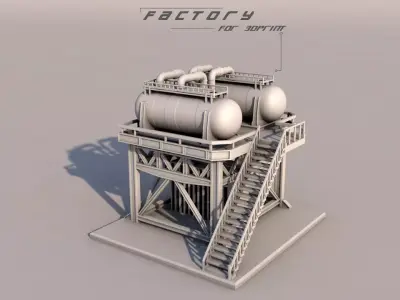 Small Factory 3D print model purchase