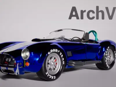 ArchViz Car Assets P22 - Unreal Engine 5 3D model