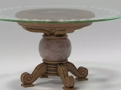 Confortable furniture classic 03 3D model