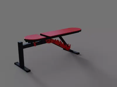 Bench Press  Free 3D model