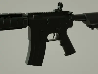 M4A4 CSGO  3D model
