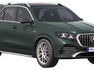 Mercedes-Benz GLE53 AMG Hybrid 2027 3D model