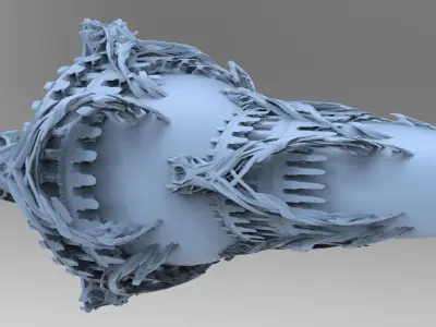 Tower of the serpent dome 1 3D model