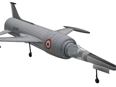 Leduc 022 Low-poly 3D model