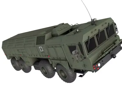 9K720 Iskander 3D model by flower-3dart