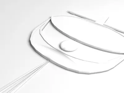Moon Kite 3D model