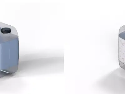 Canister Industrial Carafe 25 Liters Pack 2 Low-poly 3D model purchase