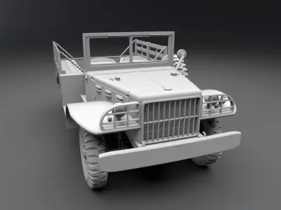 Wc51 1942 Scale model 3D print model