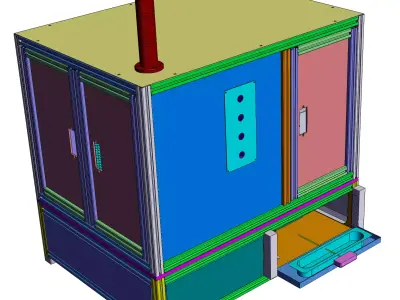 Packaging box separation equipment 3D model