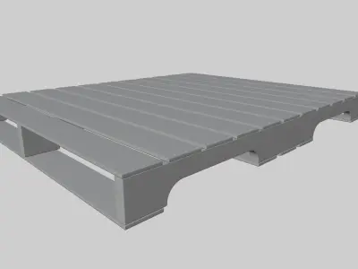Wood Shipping Pallet 3D model