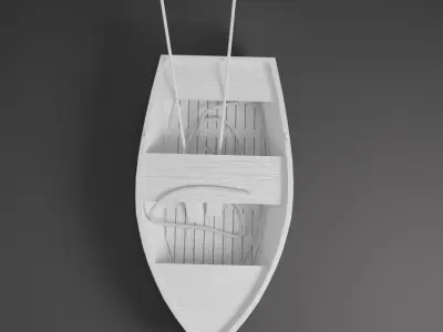 Classic Boat 3D model