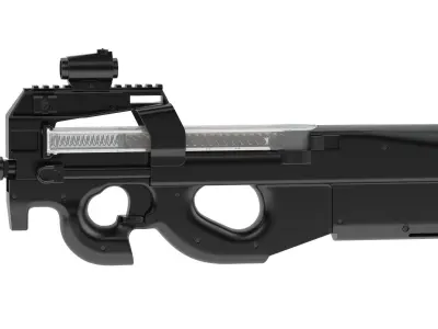FN P90 3D model buy