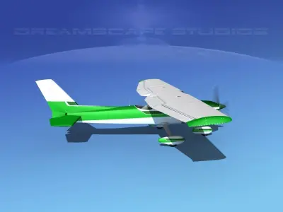 Cessna 150 Commuter V04 3D model
