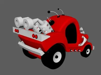 Race Car Free low-poly 3D model
