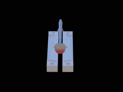 AM BAIT FISH 9CM HOOF FORM FOR PREDATOR FISHING Free 3D print model