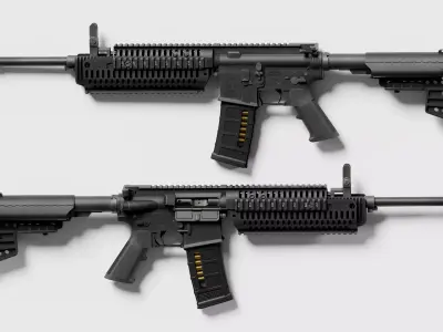 Colt IAR6940 Low-poly 3D model