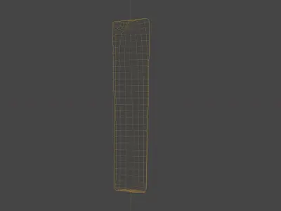 Scanned coniferous firewood  Low-poly 3D model