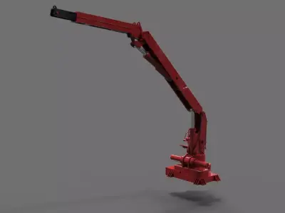 Fireboat crane 3D print model
