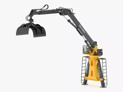 Rotobec Elite 915 Grapple Loader 01 3D model