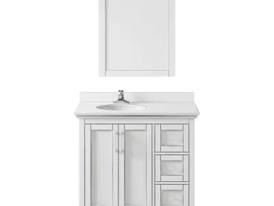 OVE Emma 36 Dark Charcoal Vanity 3D model