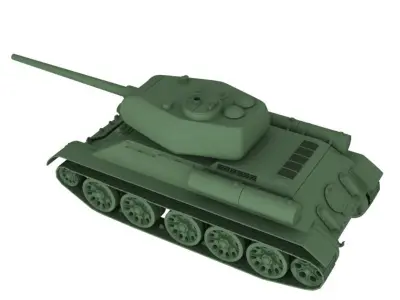 Tank T-34 Free 3D model
