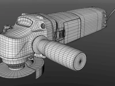 BOSCH GWS670 Angle Grinder 3D model