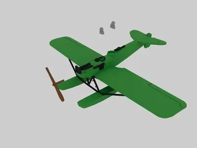 Hansa-Brandenburg  W 29 3D print model