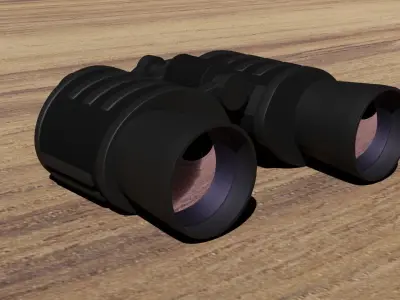 binoculars 3D model