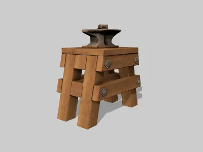 Anvil Hammer 3D model