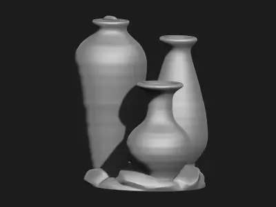 Amphoras - Vessels - Miniaturism - Boardgames - Wargames Free 3D print model