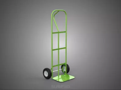 P HANDLE GRIP TROLLEY CART HAND TRUCK DOLLY BAG SACK BARROW BOX 3D model