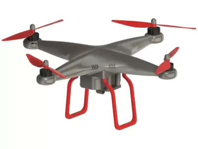 DIY Drone Quad Copter   3D model