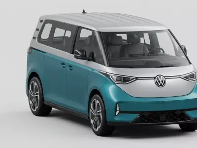 Volkswagen ID Buzz LWB 2023 3D Model 3D model
